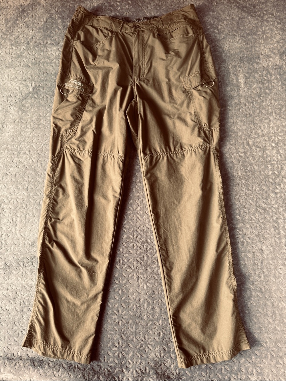 Cabela's Women's Straight-Leg Cargo Pants - Tan, pockets galore.